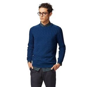 Uniqlo cashmere blend cable knit